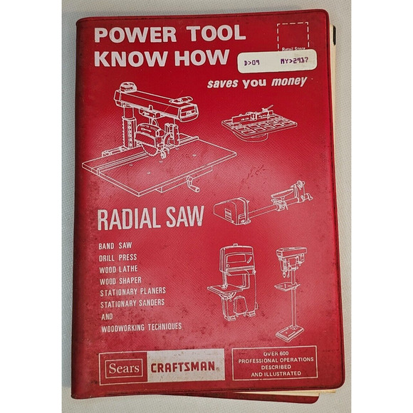 1983 Sears Craftsman "Power Tool Know How" Book - Picture 1 of 7